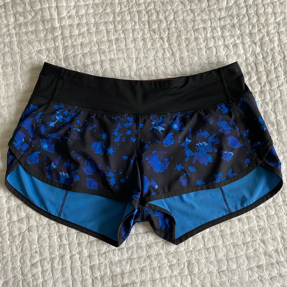 Lululemon speed up shorts, size 4, small